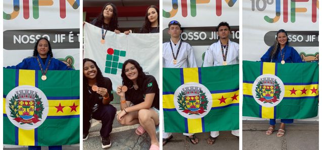 Medalhas no Judô e no Xadrez marcam participação do Campus Juína nos JIFMT 2025